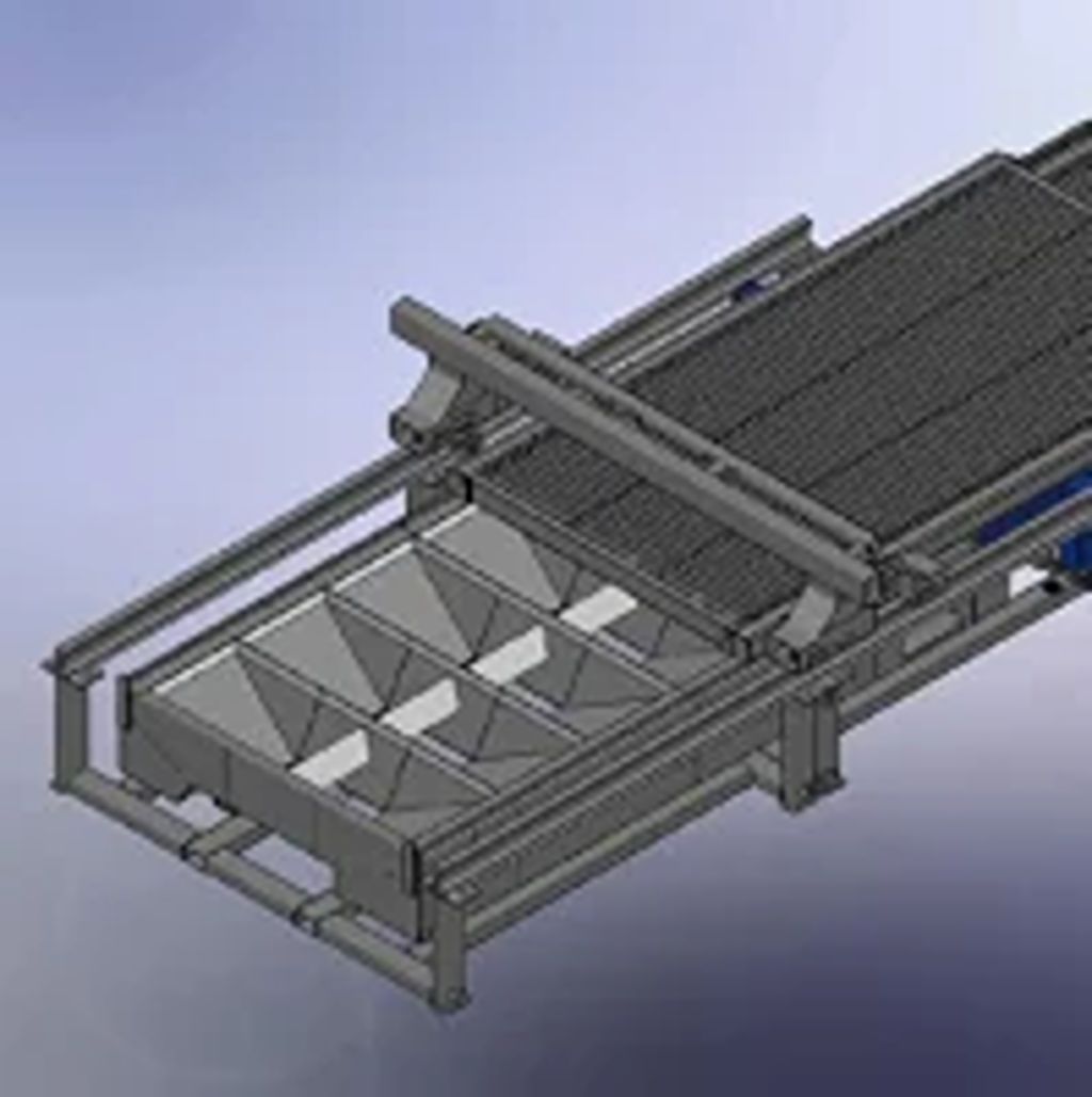 Eckert Chrome automata palettaasztal