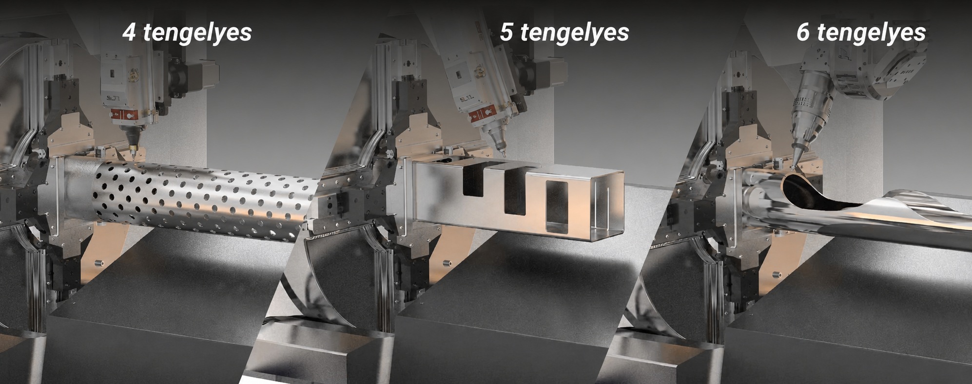 Eckert Diamond Tube T12350 4 tengelyes 5 tengelyes és 6 tengelyes szögvágás